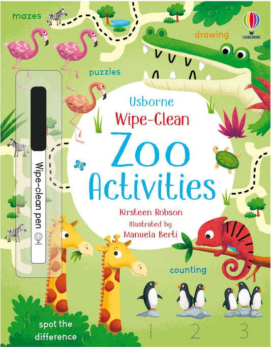 Wipe-Clean Zoo Activities